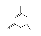1,5,5-Trimethylcyclohexene-3-thione结构式