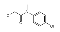 N-methyl p-chloro-α-chloroacetanilide Structure