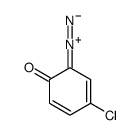 4-chloro-2-diazoniophenolate结构式