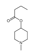 Butanoic acid, 1-methyl-4-piperidinyl ester (9CI) structure