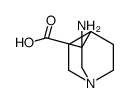 1-Azabicyclo[2.2.2]octane-3-carboxylicacid,3-amino-(9CI)结构式