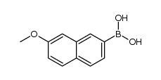 6-methoxynaphth-2-ylboronic acid结构式