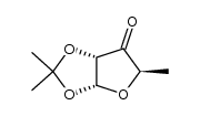 5-Deoxy-1-O,2-O-isopropylidene-α-D-erythro-3-pentulofuranose structure