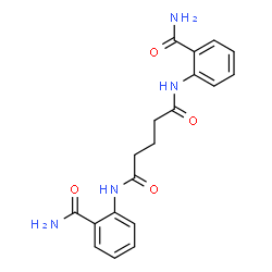 N,N'-bis[2-(aminocarbonyl)phenyl]pentanediamide Structure