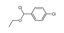 1-Chloro-4-(chloro-ethoxy-methyl)-benzene Structure