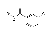 3-chloro-benzoic acid bromoamide Structure