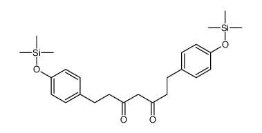 1,7-bis(4-trimethylsilyloxyphenyl)heptane-3,5-dione结构式