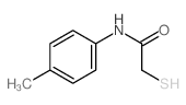 N-(4-methylphenyl)-2-sulfanyl-acetamide结构式