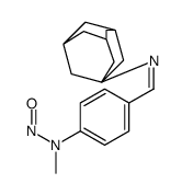 1-[p-(Methylnitrosamino)benzylideneamino]adamantane structure