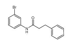 N-(3-bromophenyl)-3-phenylpropanamide Structure