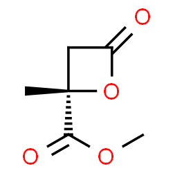 2-Oxetanecarboxylicacid,2-methyl-4-oxo-,methylester,(2S)-(9CI) structure