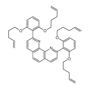 2,9-bis[2,6-bis(pent-4-enoxy)phenyl]-1,10-phenanthroline结构式