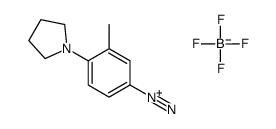 3-methyl-4-pyrrolidin-1-ylbenzenediazonium,tetrafluoroborate结构式