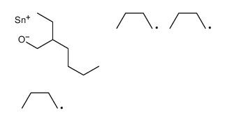 tributyl(2-ethylhexoxy)stannane结构式