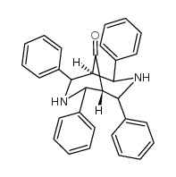 3,7-Diazabicyclo[3.3.1]nonan-9-one,2,4,6,8-tetraphenyl- Structure