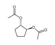 rel-(1R,2R)-cyclopentane-1,2-diol diacetate Structure
