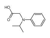 N-isopropyl-N-phenylglycine Structure