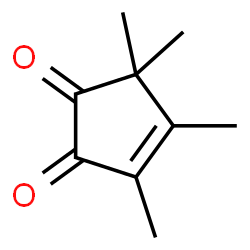 3-Cyclopentene-1,2-dione,3,4,5,5-tetramethyl-(9CI) structure