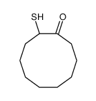 2-sulfanylcyclodecan-1-one Structure