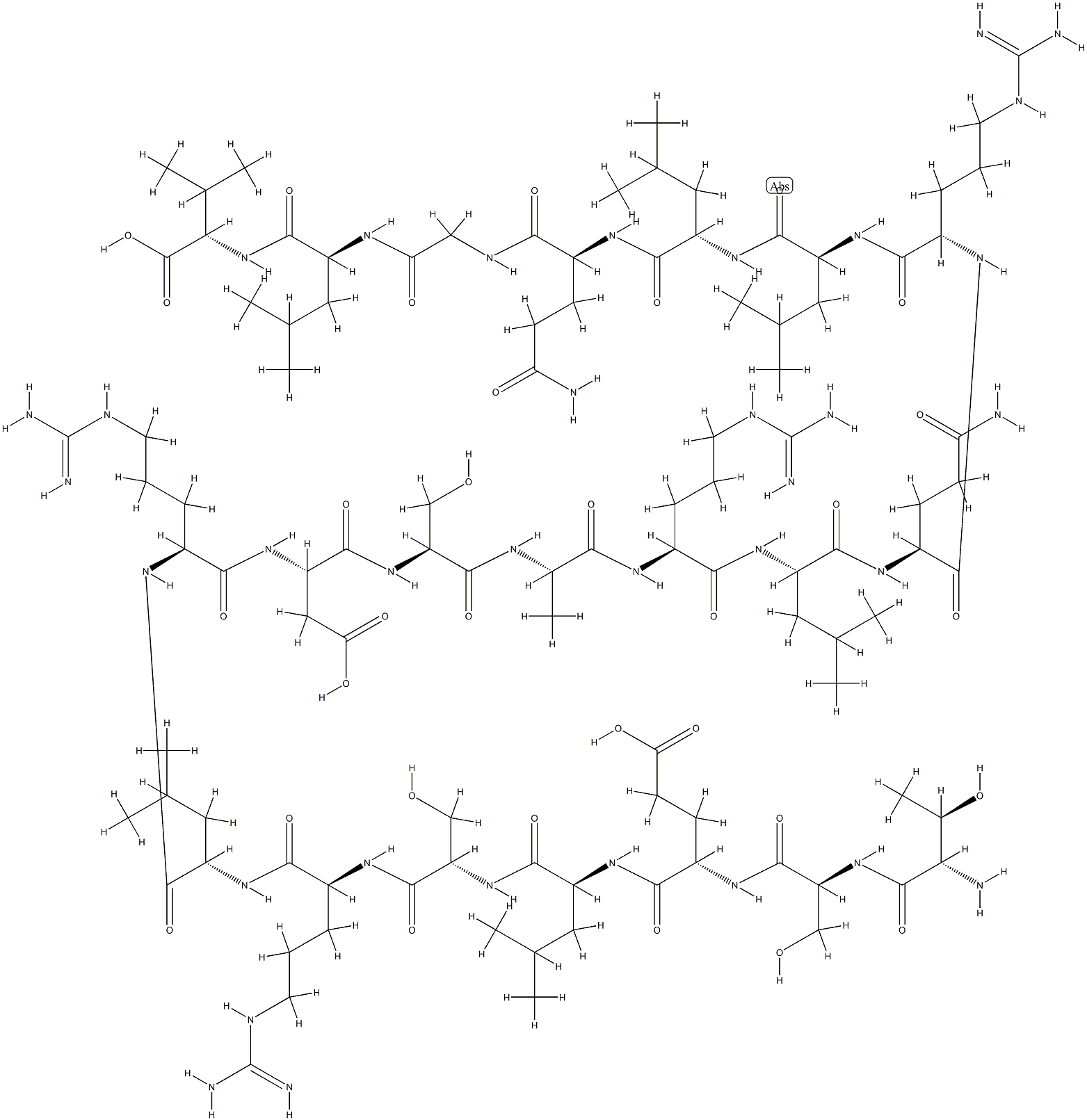 secretin (7-27) Structure