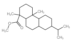 1-Phenanthrenecarboxylicacid, tetradecahydro-1,4a-dimethyl-7-(1-methylethyl)-, methyl ester, [1R-(1a,4ab,4ba,7a,8ab,10aa)]- (9CI) Structure
