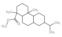 1-Phenanthrenecarboxylicacid, tetradecahydro-1,4a-dimethyl-7-(1-methylethyl)-, methyl ester, [1R-(1a,4ab,4ba,7a,8ab,10aa)]- (9CI) structure