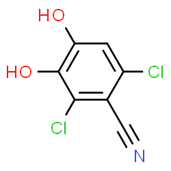 Benzonitrile, 2,6-dichloro-3,4-dihydroxy- (9CI) structure