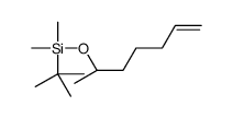 tert-butyl-[(2S)-hept-6-en-2-yl]oxy-dimethylsilane结构式