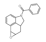 1-benzoyl-4,5-epoxy-1,2,2a,3,4,5-hexahydrobenzindole Structure