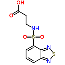 N-(2,1,3-Benzothiadiazol-4-ylsulfonyl)-β-alanine结构式