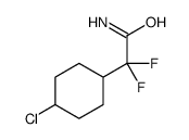 2-(4-chlorocyclohexyl)-2,2-difluoroacetamide结构式