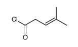 4-methyl-3-pentenoic acid chloride Structure