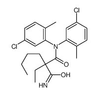 2-butyl-N',N'-bis(5-chloro-2-methylphenyl)-2-ethylpropanediamide Structure