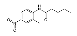 N-(2-methyl-4-nitrophenyl)pentanamide Structure