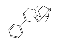 3-(3-Methyl-3-phenylallyl)-8-propionyl-3,8-diazabicyclo[3.2.1]octane结构式