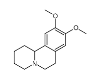 9,10-Dimethoxy-1,3,4,6,7,11b-hexahydro-2H-pyrido[2,1-a]isoquinoline结构式