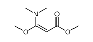 methyl 3-(dimethylamino)-3-methoxyprop-2-enoate结构式