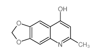 1,3-Dioxolo[4,5-g]quinolin-8-ol, 6-methyl-结构式