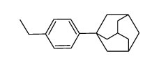 1-(4-ethylphenyl)adamantane结构式