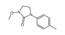 1-Methoxy-3-(4-methylphenyl)-2-imidazolidone结构式