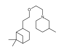 1-[2-[2-(6,6-dimethyl-4-bicyclo[3.1.1]heptanyl)ethoxy]ethyl]-3-methylpiperidine Structure