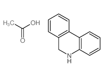 acetic acid; 5,6-dihydrophenanthridine结构式