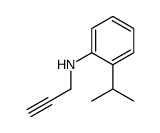 Benzenamine, 2-(1-methylethyl)-N-2-propynyl- (9CI)结构式