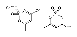 6-methyl-1,2,3-oxathiazin-4(3H)-one 2,2-dioxide, calcium salt结构式