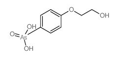 Arsonic acid,[4-(2-hydroxyethoxy)phenyl]- (9CI) structure