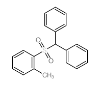 Benzene,1-[(diphenylmethyl)sulfonyl]-2-methyl- Structure