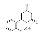 5-(2-甲氧基苯)环己烷1,3-二酮结构式