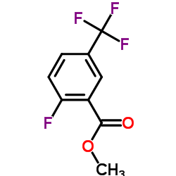 2-氟-5-三氟甲基苯甲酸甲酯结构式