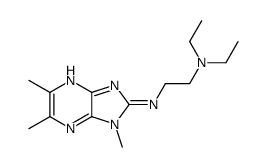 N',N'-diethyl-N-(3,5,6-trimethylimidazo[4,5-b]pyrazin-2-yl)ethane-1,2-diamine Structure