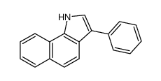 3-phenyl-1H-benzo[g]indole结构式
